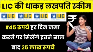 LIC Best Scheme:  ₹45 रूपये हर दिन जमा करने पर मिलेंगे इतने साल बाद 25 लाख रूपये, LIC की धाकड़ लखपति स्कीम